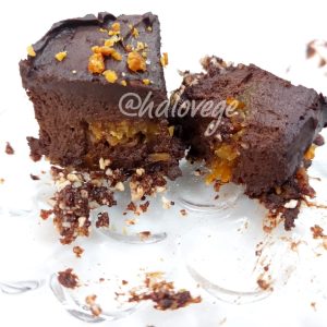 D20 Raw Vegan Orange Dark Hazelnut chocolate Tart D20cm