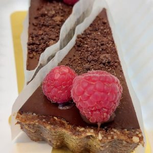 Hazelnut Dark Chocolate tart (Slice)