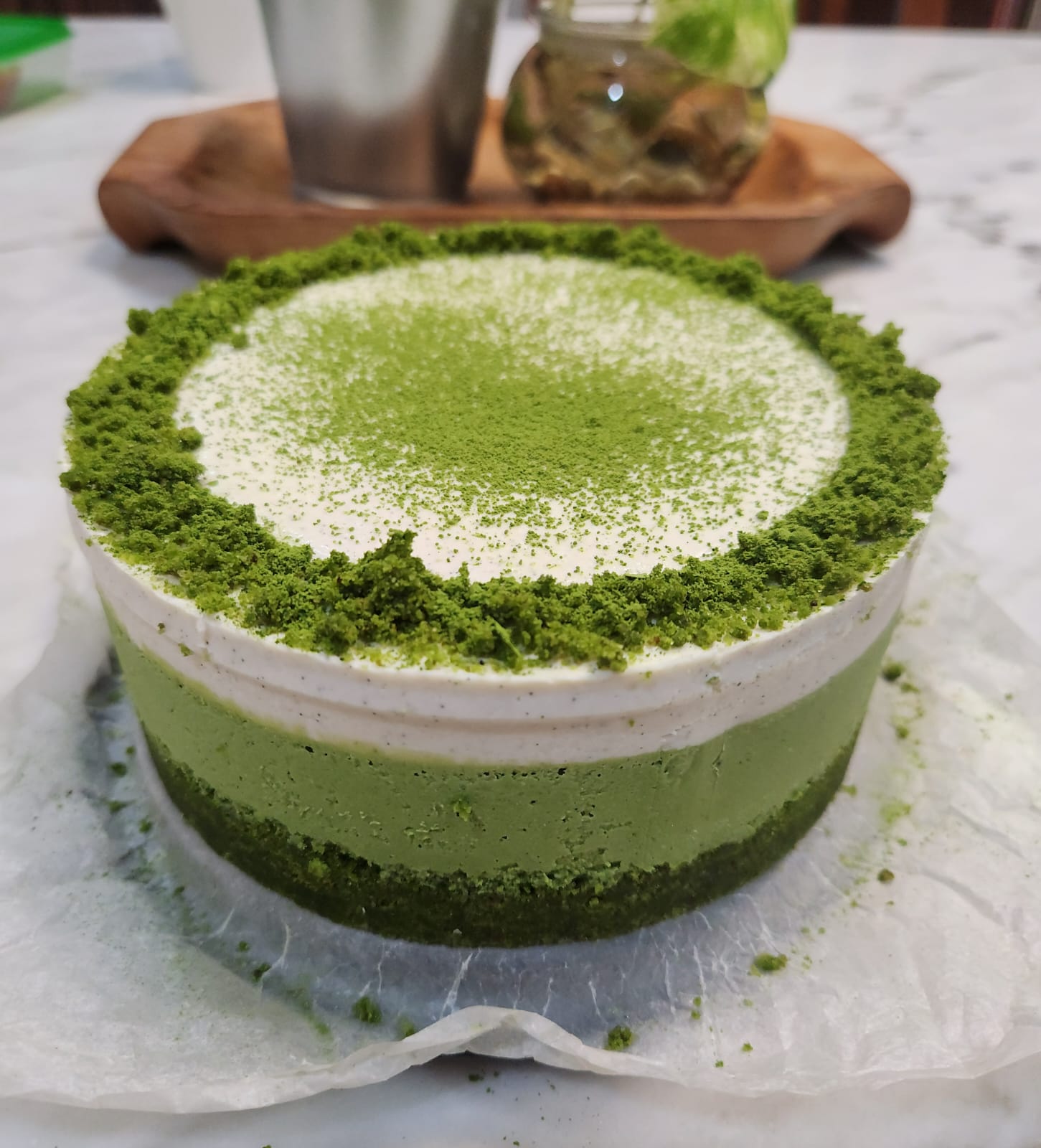 Matcha Tiramisu with Yuzu D26cm