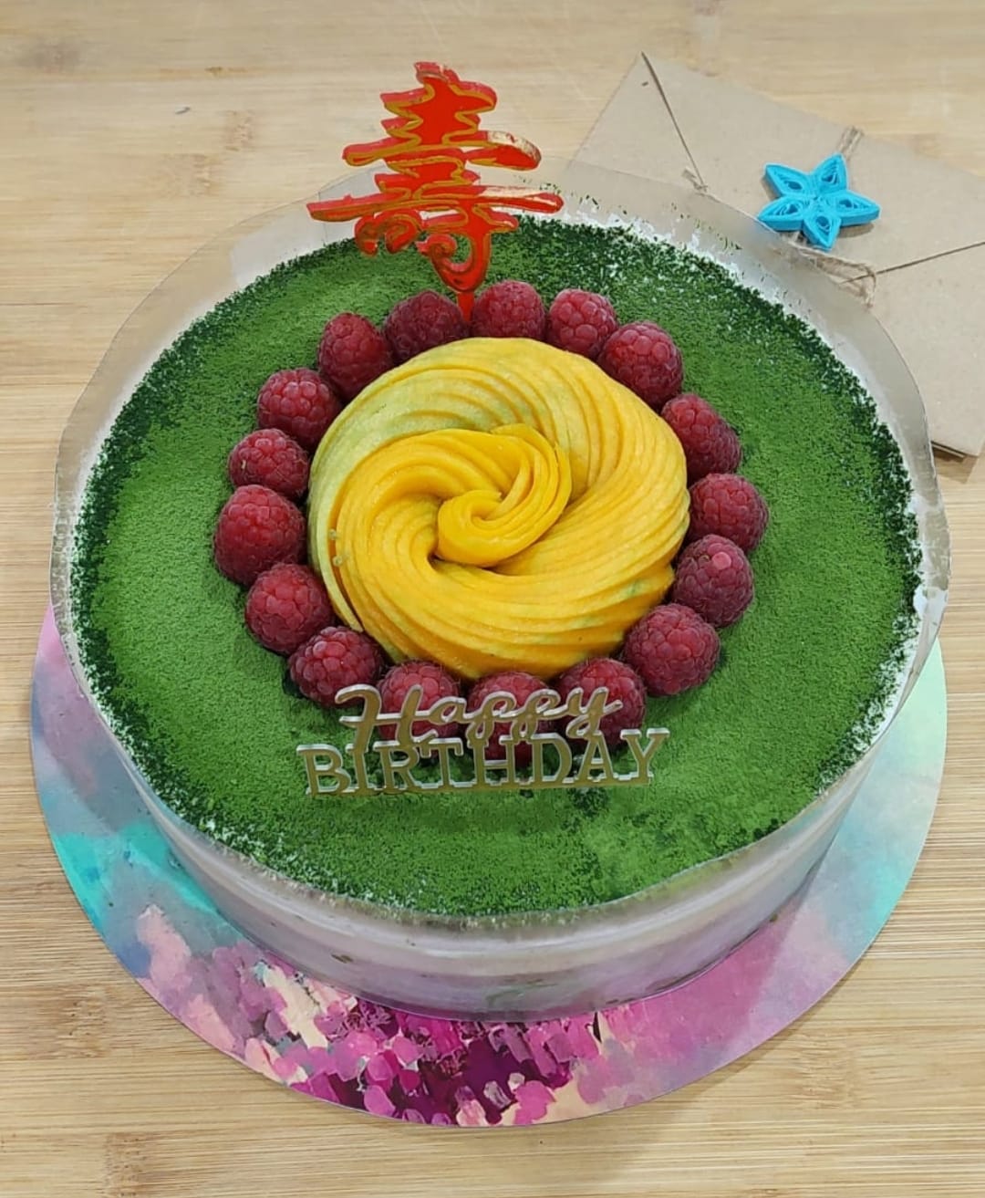 Matcha Tiramisu with Yuzu D26cm - Image 4