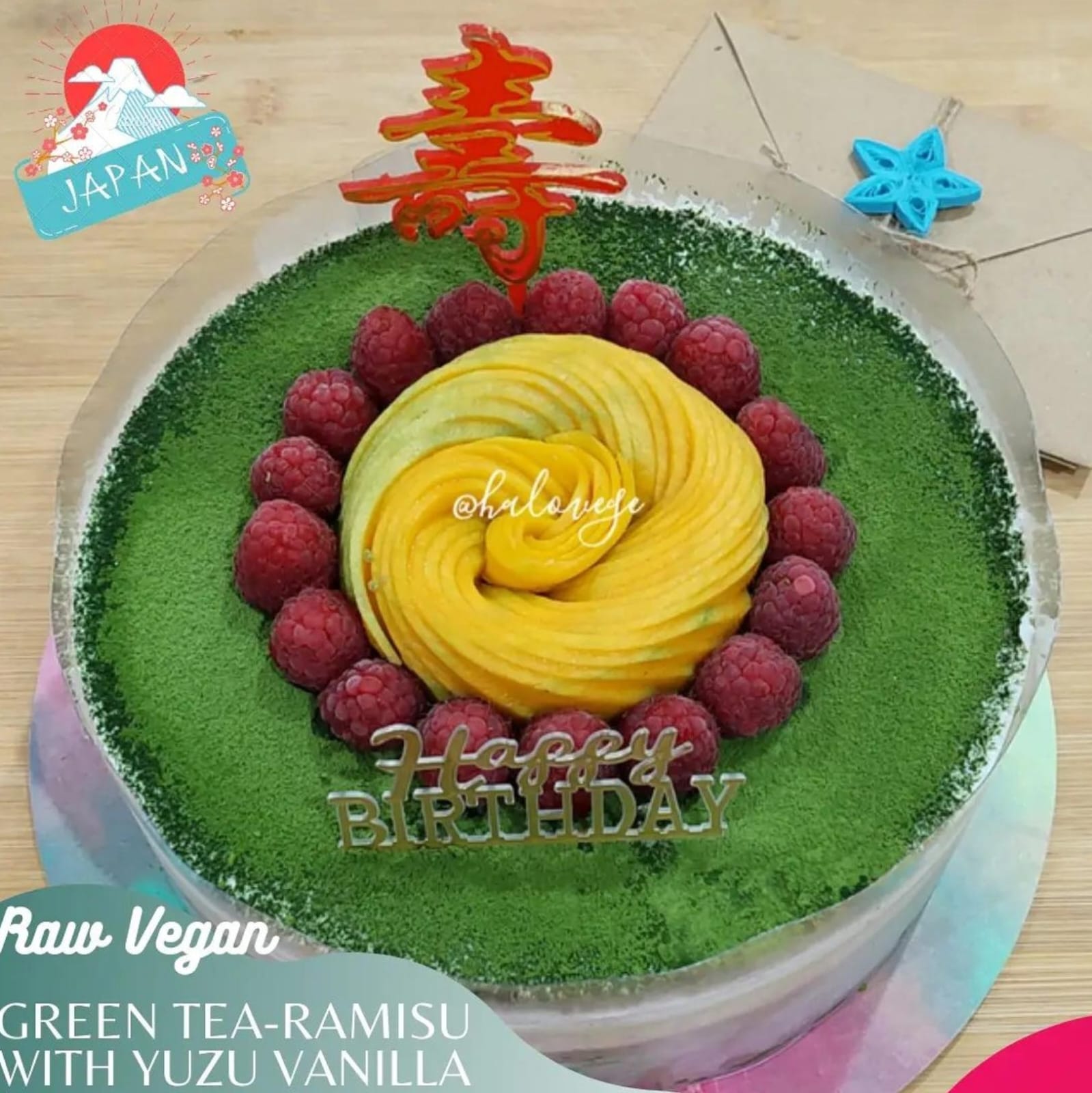 Matcha Tiramisu with Yuzu D26cm - Image 6