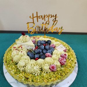 D20 Raw Vegan Pistachio Lemon Cheesecake