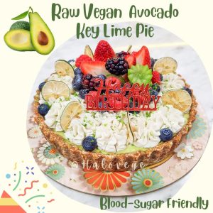 D20 Raw Vegan Avocado Key Lime Pie