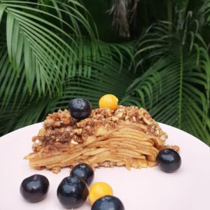 D18 Raw Vegan Apple cobbler D18cm