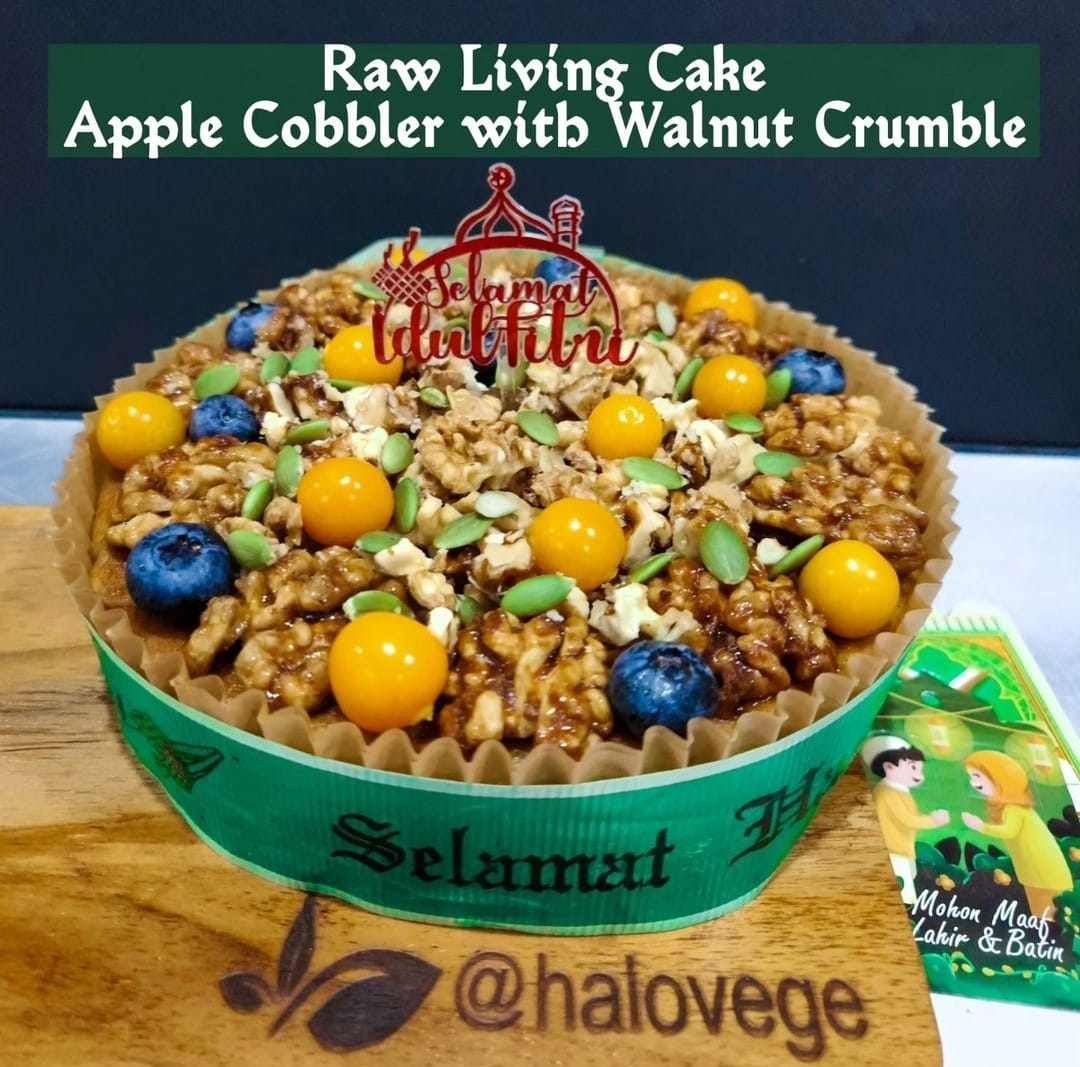 D18 Raw Vegan Apple cobbler D18cm - Image 3