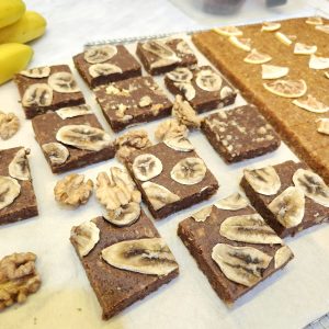 Raw vegan lemon cake bar -M