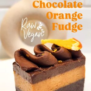 (SLICE) Double Chocolate Orange Fudge