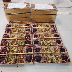 8s Figs fudge and Raw Chocolate Pralines