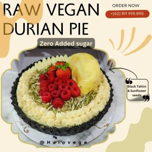 D18 Raw Vegan Durian Pie D18cm