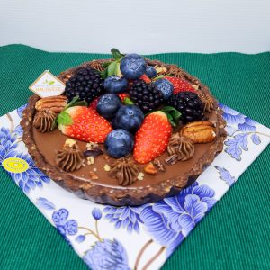 D15 Pecan ganache tart with dates caramel