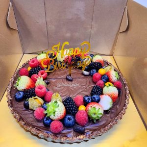 D28 Hazelnut Dark Chocolate Tart